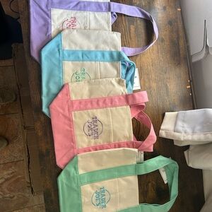 Set of 4 - Trader Joe’s Pastel Mini Totes